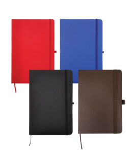 A5 PU Leather Notebooks with Elastic Band, Calendar, Pen Holder