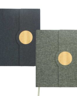 A5 RPET Notebooks with Bamboo & Magnetic Closure