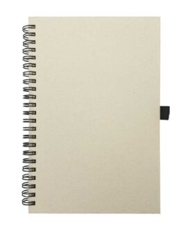 A5 Size Milk Paper Spiral Notebooks, 70 Sheets 80 GSM