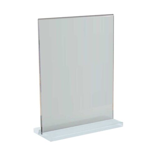 Acrylic Desk Sign Holders in Transparent