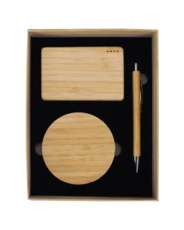 Bamboo Tech Gift Sets in Kraft Gift Box