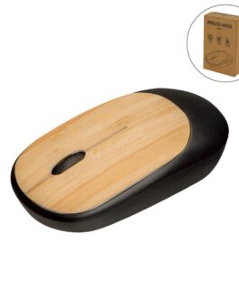 Bamboo Wireless Mouse in Black Color