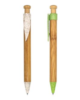 Bamboo with Wheat Straw Pens