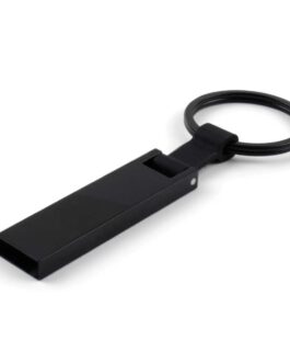 Black Metal USB with Key Holder