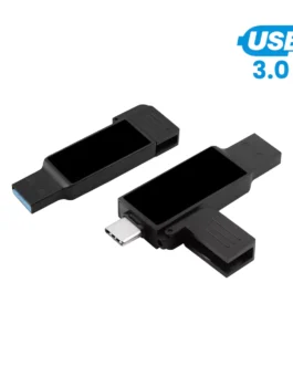 Black OTG USB with LED Logo 32GB V. 3.0 Type C