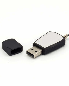 Black Rubberized USB Flash