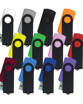 Black Swivel USB Flash Drives