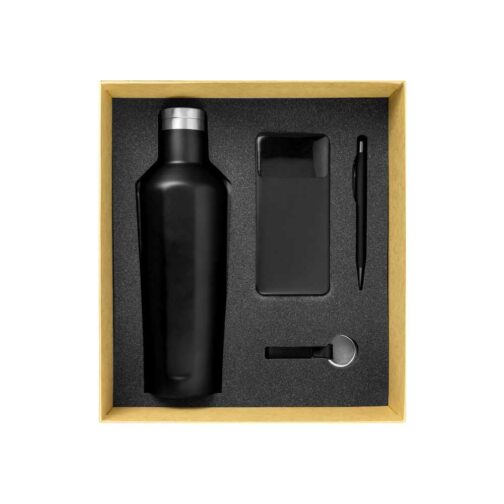 Black Theme Gift Sets in Cardboard Gift Box GS-016