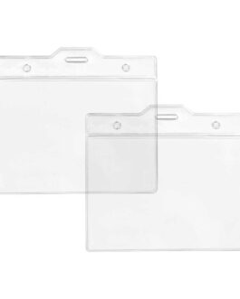 Clear Plastic ID Card Holder