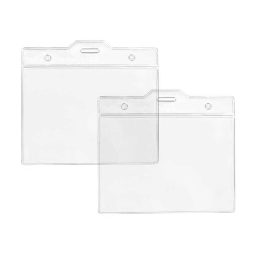 Clear Plastic ID Card Holder