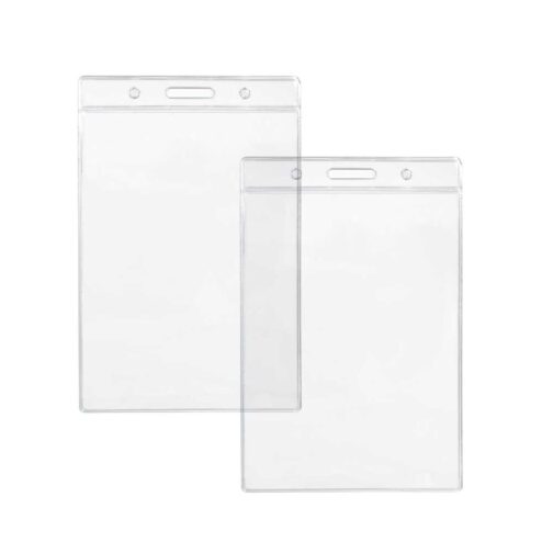 Clear Plastic ID Card Holder