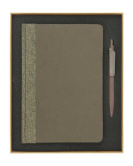 Coffee Journal Set with A5 Size Notebook and Pen