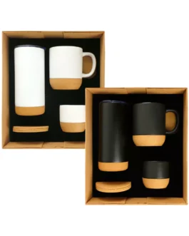 Cork Drinkware Gift Sets in a Cardboard Gift Box GS-10