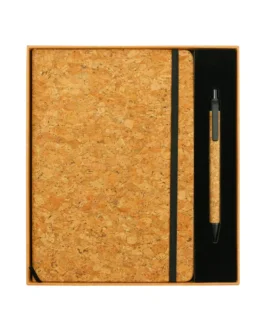 Cork Notebook and Ball Pen Gift Sets