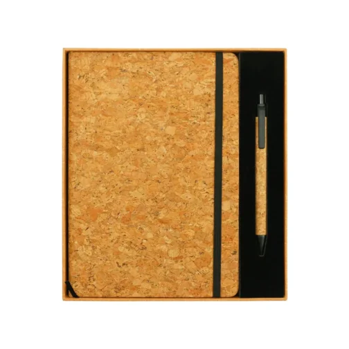 Cork Notebook and Ball Pen Gift Sets