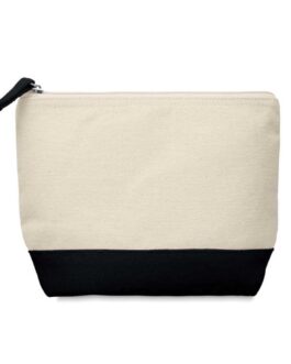 Cotton Canvas Zipper Pouch