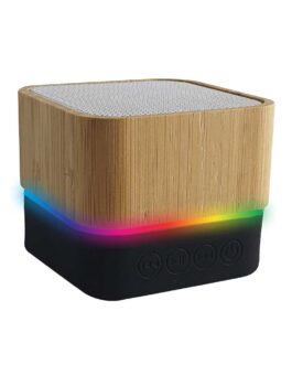 Cube Bamboo Bluetooth Speaker