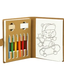 Eco-Friendly Drawing Pad Set, Colored Pencils Sharpener Eraser