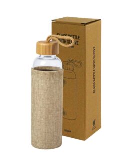 Glass Bottle with Sleeve