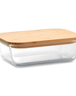 Glass Lunch Box with Bamboo Lid