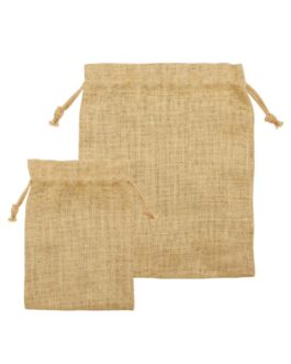 Jute Drawstring Pouches in A4 and A5 Size