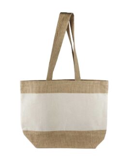 Laminated JUCO Beach Bags with Long Handles