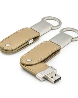 Leather Key Chain USB Flash