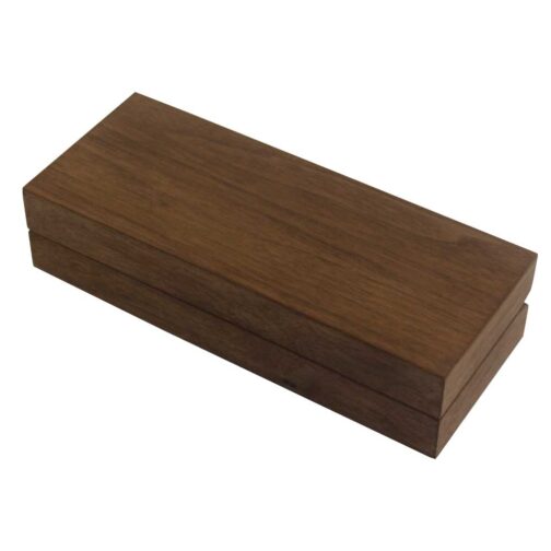 Matte Finish Veneer Wood Material Pen Box