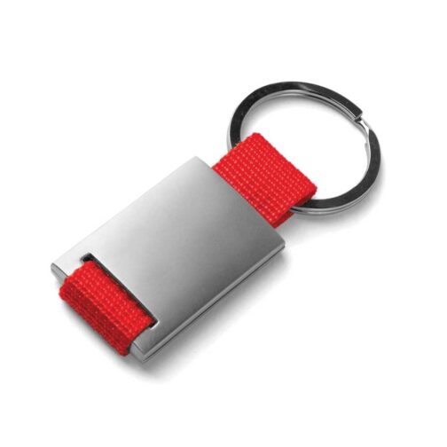 Metal Keychain with Strap