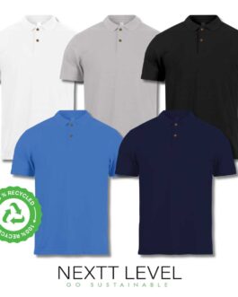 NEXTT LEVEL Recycled Polo T-Shirts