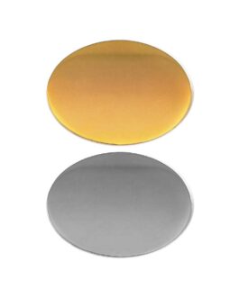 Oval Flat Metal Badges