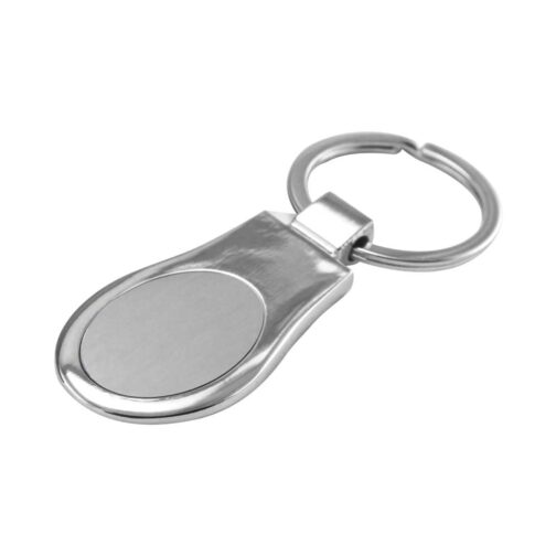 Oval Shaped Metal Keychains