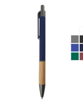 Push Button Ballpoint Pens with Bamboo Grip