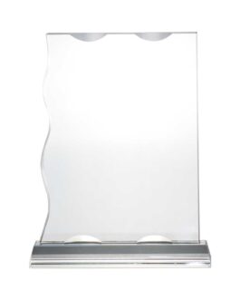 Rectangle Crystal Awards with Glass base & Box