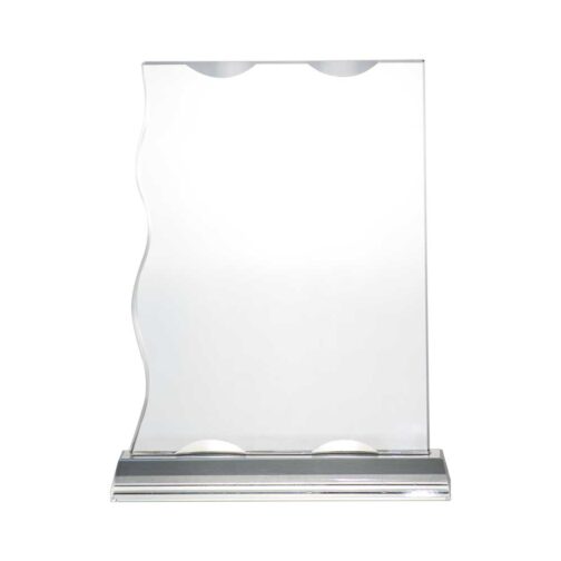 Rectangle Crystal Awards with Glass base & Box