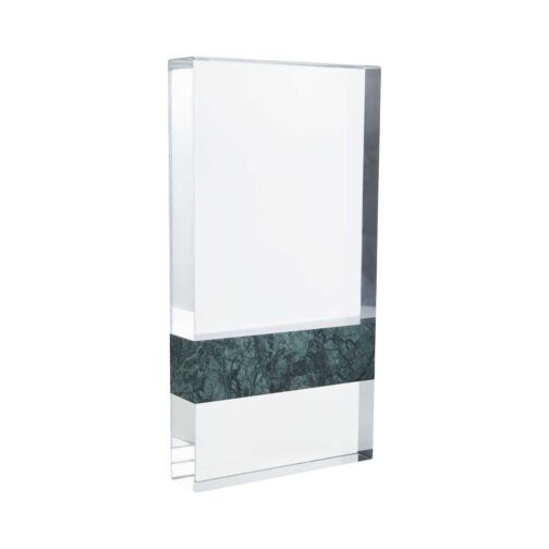 Rectangle Marble and Crystal Awards with Gift Box