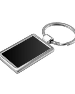 Rectangular Metal Keychains