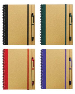 Recycled Notebook with Pen