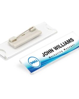 Reusable Acrylic Name Badges