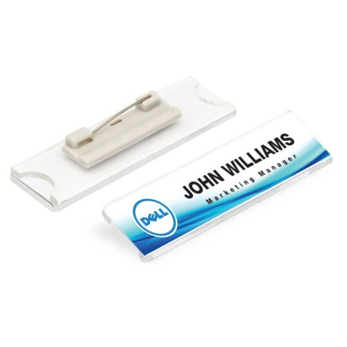 Reusable Acrylic Name Badges