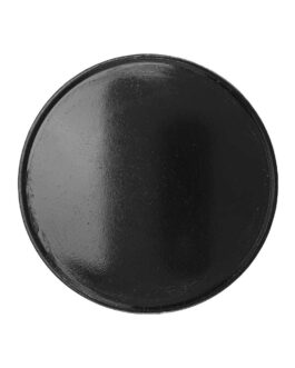 Round Black Metal Badges without Attachment