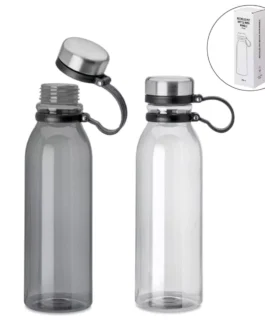 rPET Transparent Bottles 800ml SS Lid with Carry Handle