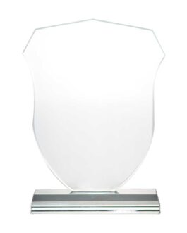 Shield Shaped Crystal Awards with Gift Box