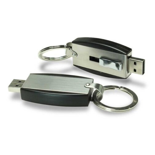 Slide Button USB with Key Holder