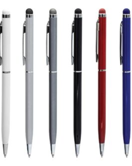 Slim Metal Pens with Stylus