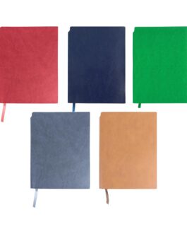 Soft PU Leather A5 Notebooks with Ribbon Bookmark