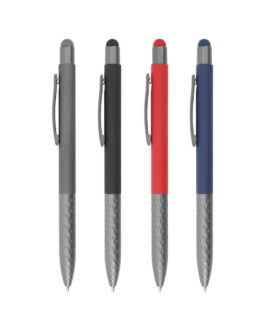 Stylus Metal Pens with Textured Grip