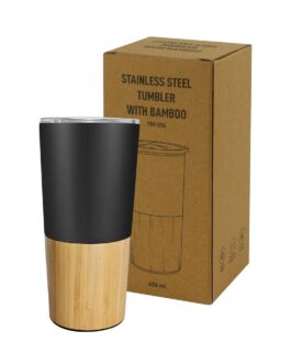 Travel Tumbler with Bamboo