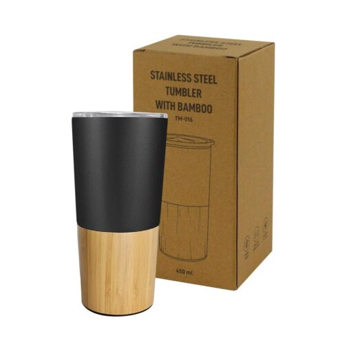 Travel Tumbler with Bamboo