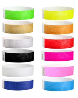 Tyvek Wristbands Waterproof, Adjustable, Adhesive